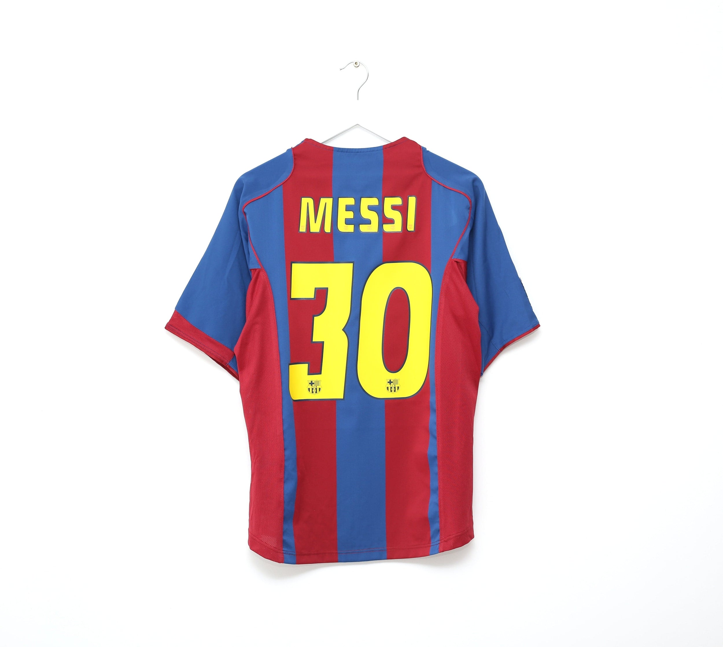 2004/05 MESSI #30 Barcelona Vintage Nike Home Football Shirt Jersey (M)