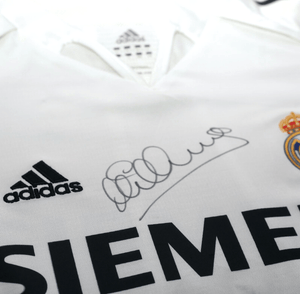 2004/05 OWEN #11 Real Madrid Vintage adidas MATCH ISSUE Home Football Shirt (L)
