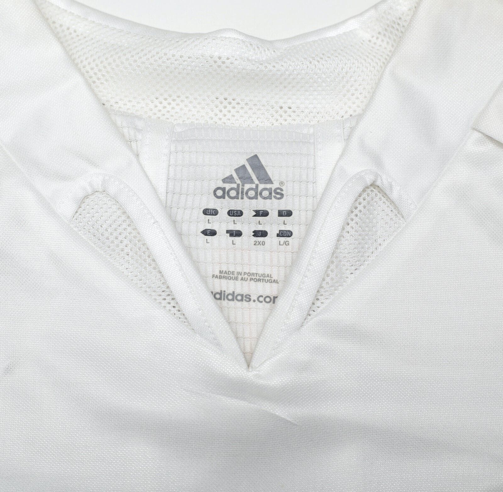 2004/05 OWEN #11 Real Madrid Vintage adidas MATCH ISSUE Home Football Shirt (L)
