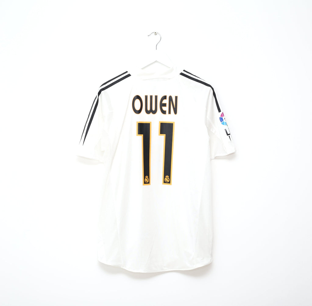 2004/05 OWEN #11 Real Madrid Vintage adidas MATCH ISSUE Home