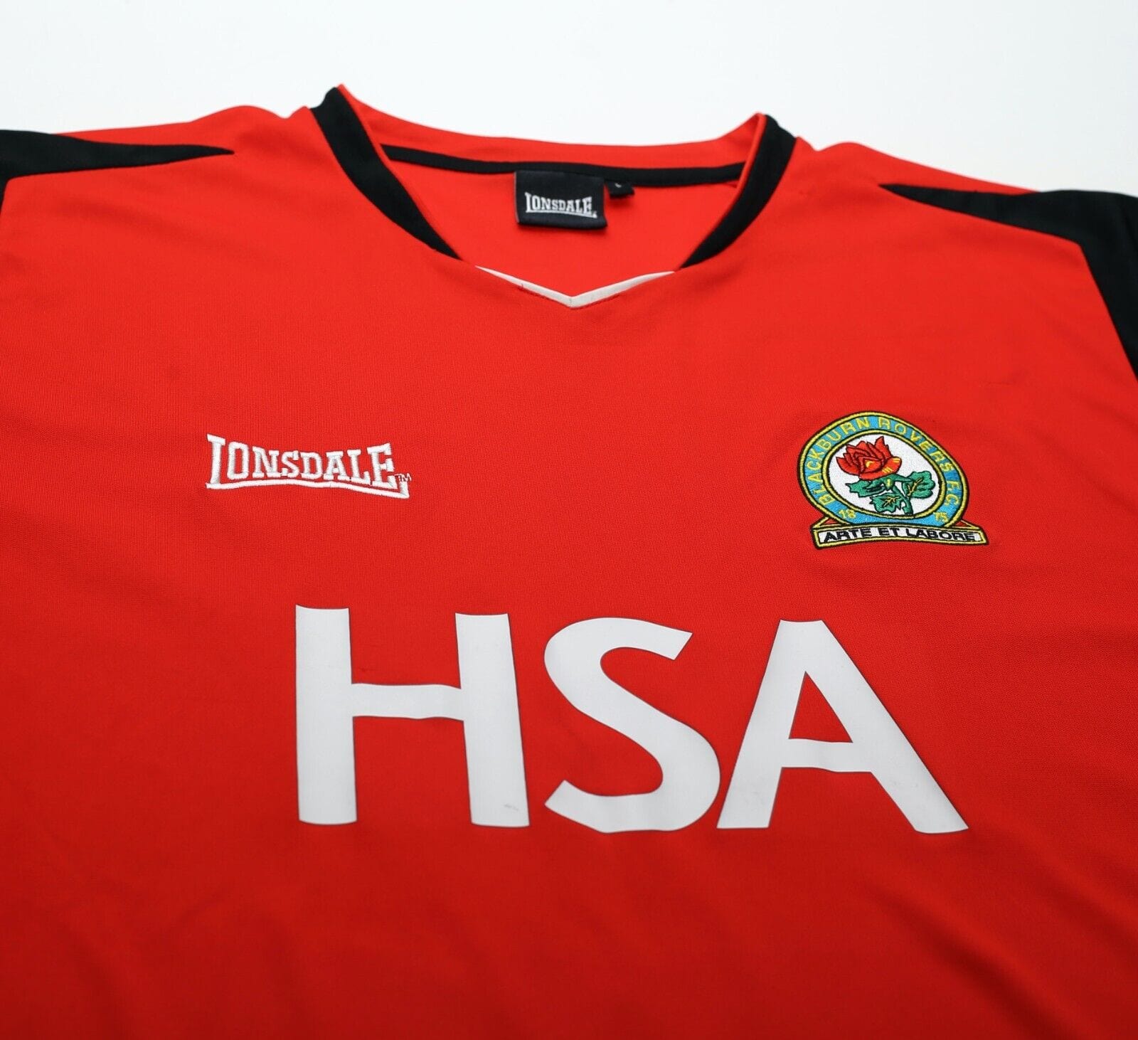 2004/05 PEDERSEN #12 Blackburn Rovers Vintage Lonsdale Away Football Shirt (L)