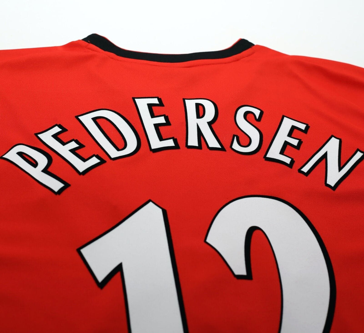 2004/05 PEDERSEN #12 Blackburn Rovers Vintage Lonsdale Away Football Shirt (L)