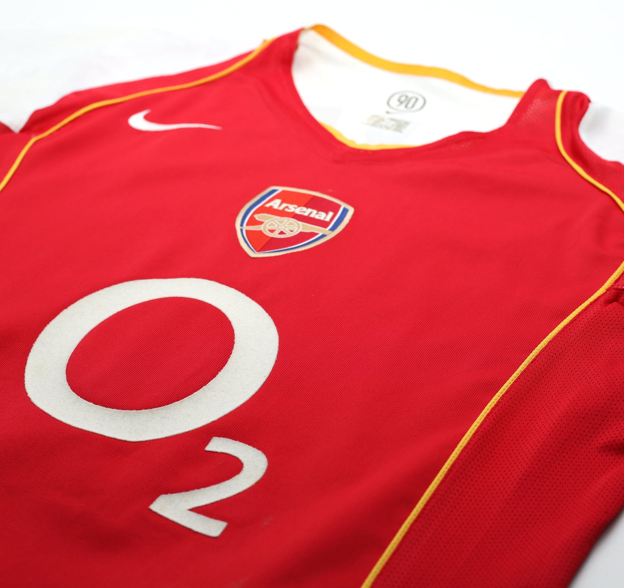 2004/05 PIRES #7 Arsenal Vintage Nike Home Football Shirt (M)