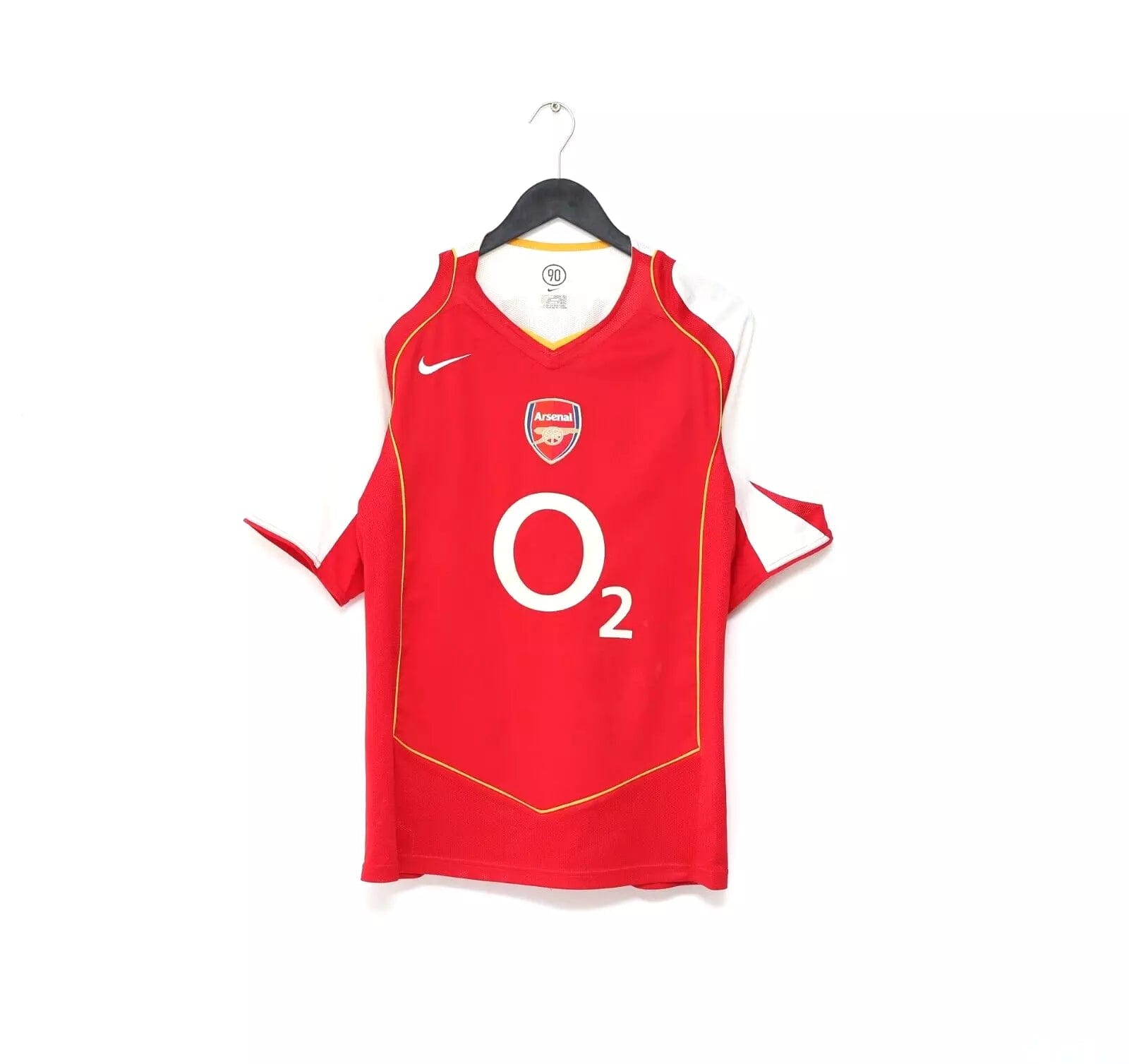 2004/05 PIRES #7 Arsenal Vintage Nike Home Football Shirt (M)