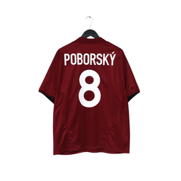 2004/05 POBORSKY #8 Sparta Prague Vintage Nike Home Football Shirt (L)