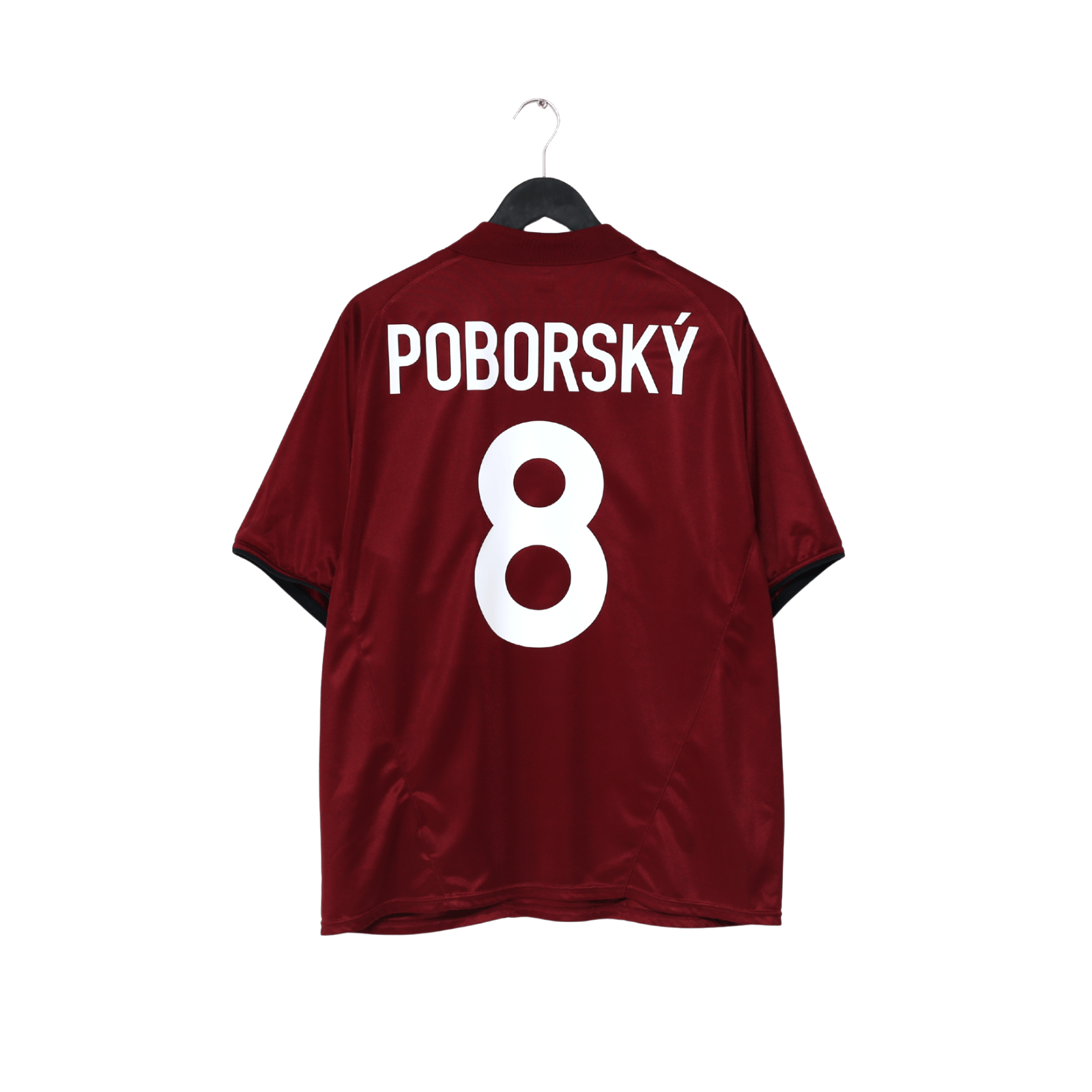 2004/05 POBORSKY #8 Sparta Prague Vintage Nike Home Football Shirt (L)