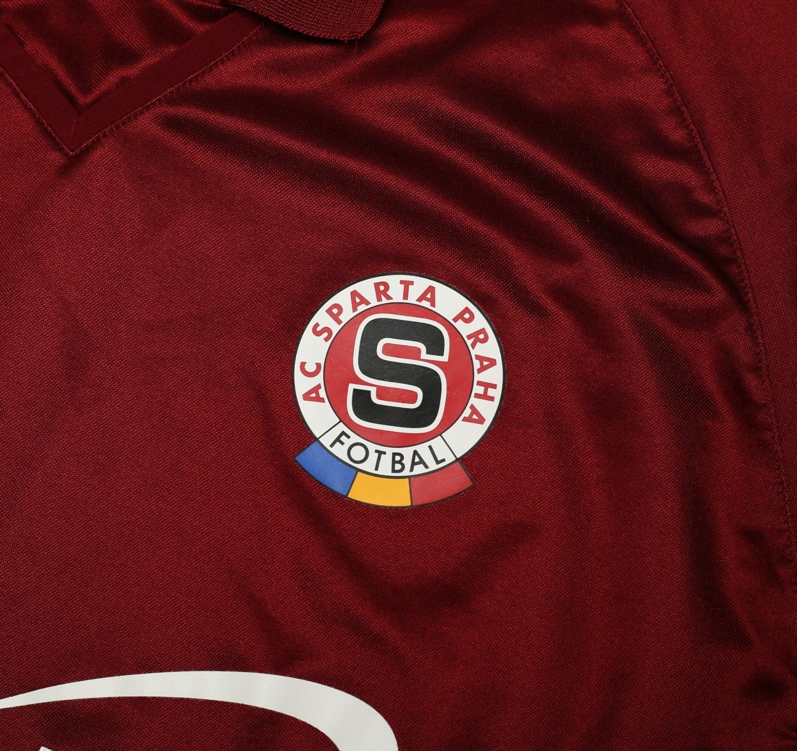 2004/05 POBORSKY #8 Sparta Prague Vintage Nike Home Football Shirt (L)