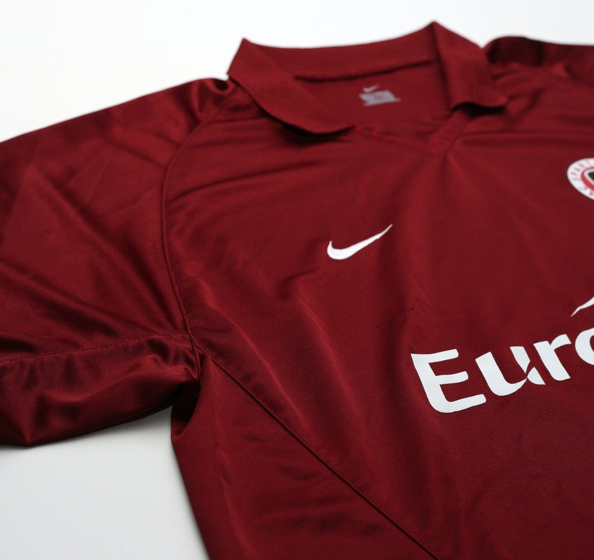 2004/05 POBORSKY #8 Sparta Prague Vintage Nike Home Football Shirt (L)