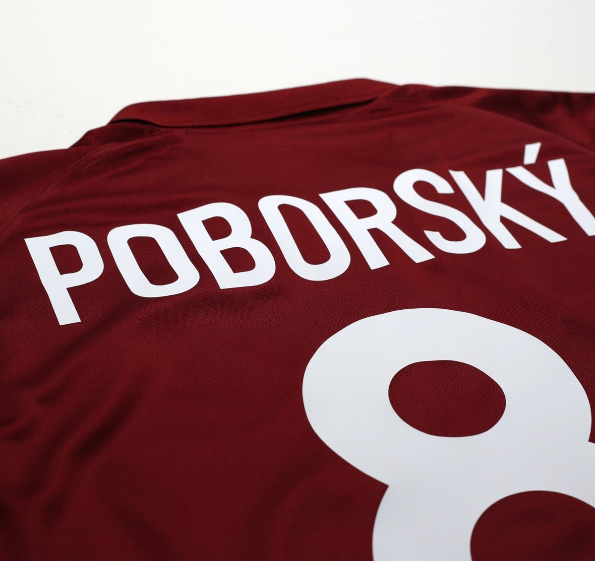 2004/05 POBORSKY #8 Sparta Prague Vintage Nike Home Football Shirt (L)