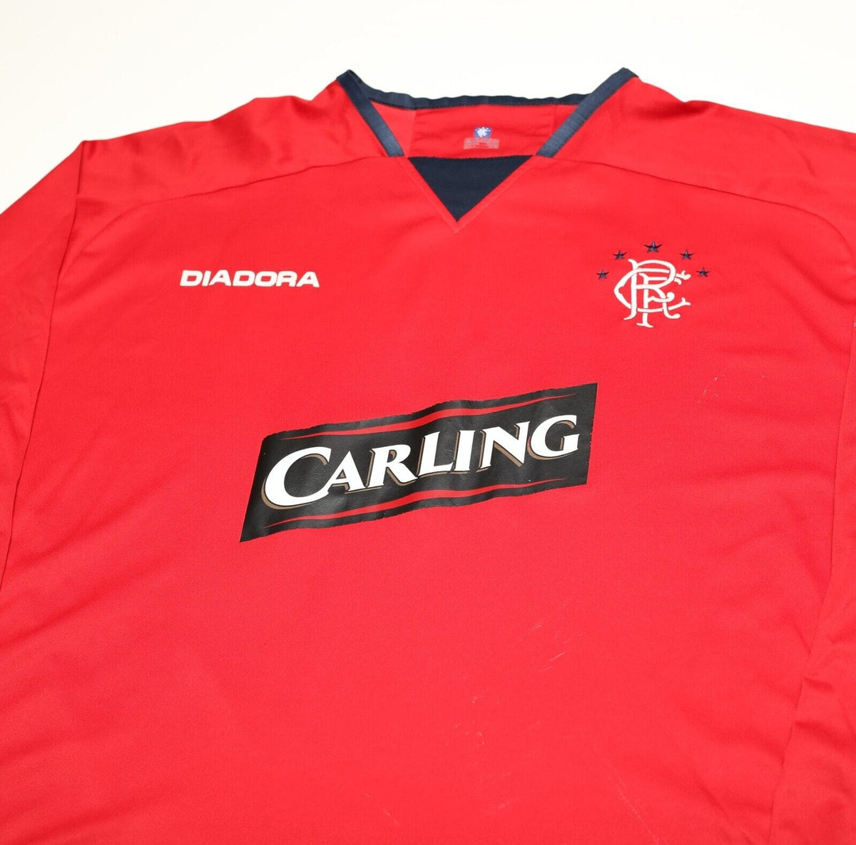 2004/05 RANGERS Vintage Diadora LS Away Football Shirt Jersey (2XL - XXL)