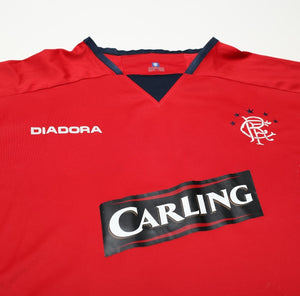 2004/05 RANGERS Vintage Diadora LS Away Football Shirt Jersey (2XL - XXL)