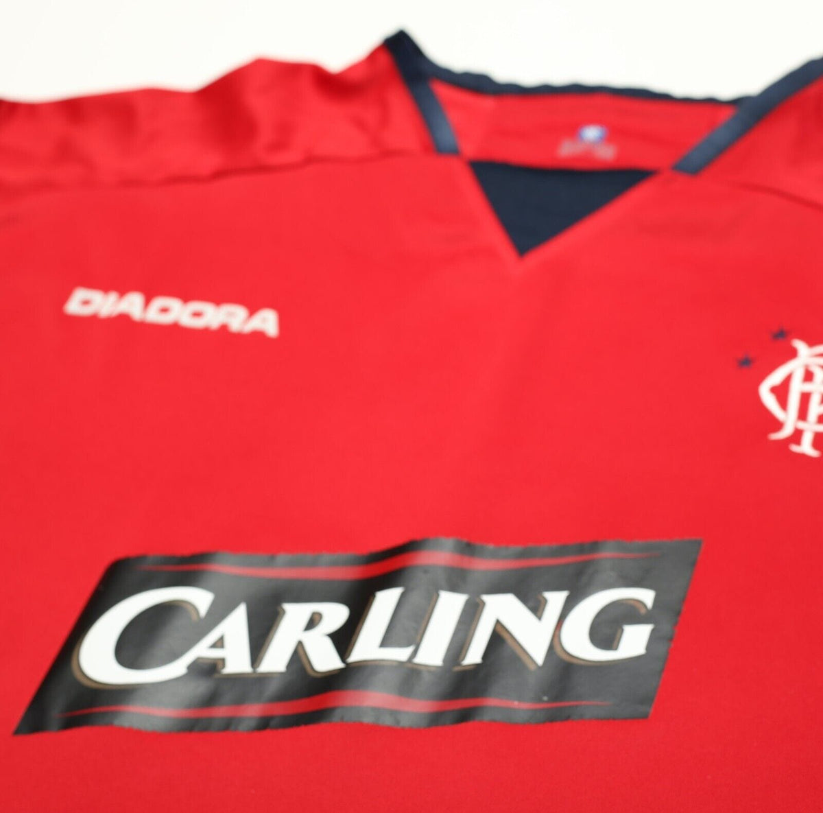 2004/05 RANGERS Vintage Diadora LS Away Football Shirt Jersey (2XL - XXL)