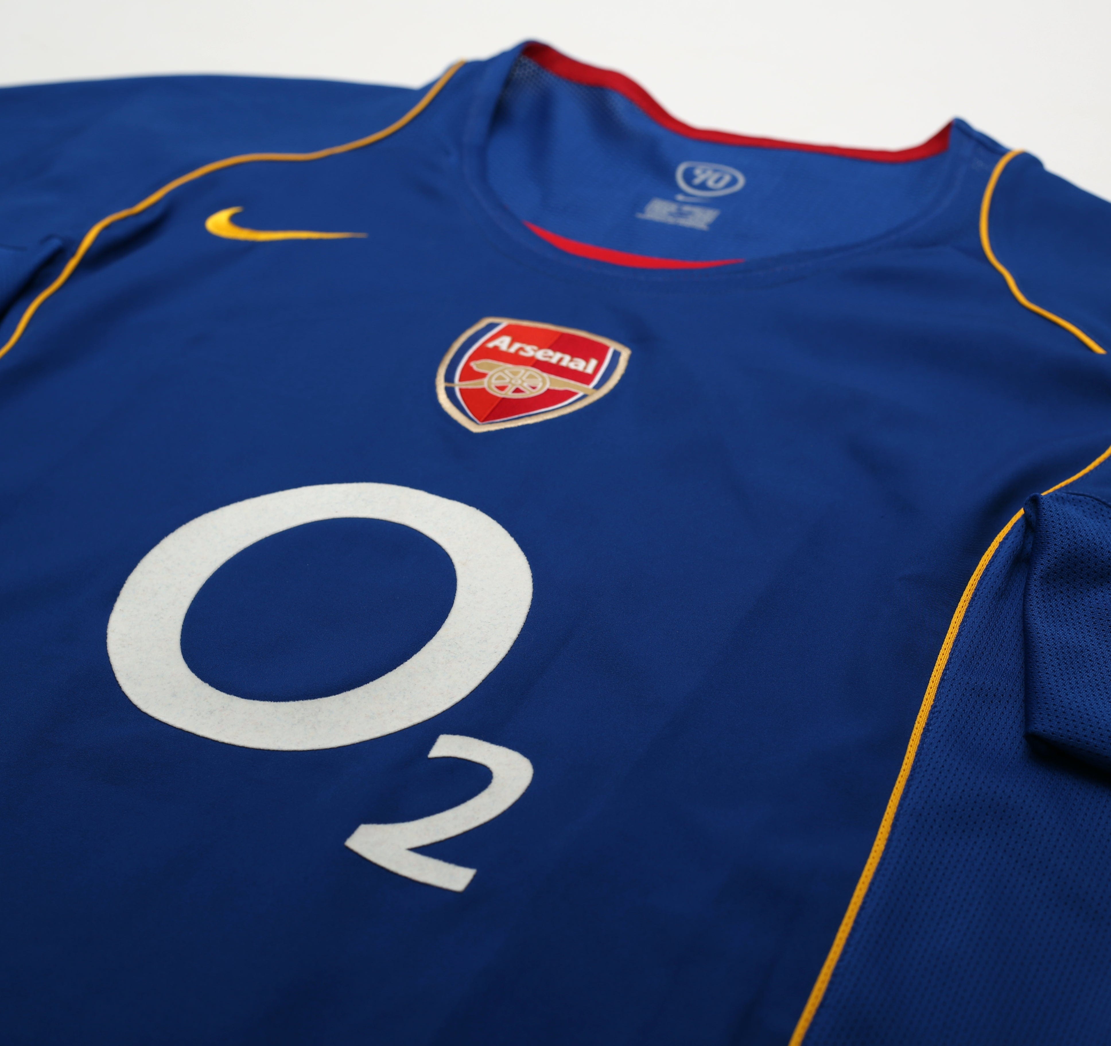 2004/05 Henry #14 Arsenal Home Football Shirt | Size L | Vintage