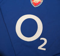 2004/05 REYES #9 Arsenal Vintage Nike Long Sleeve Away Football Shirt (XL)