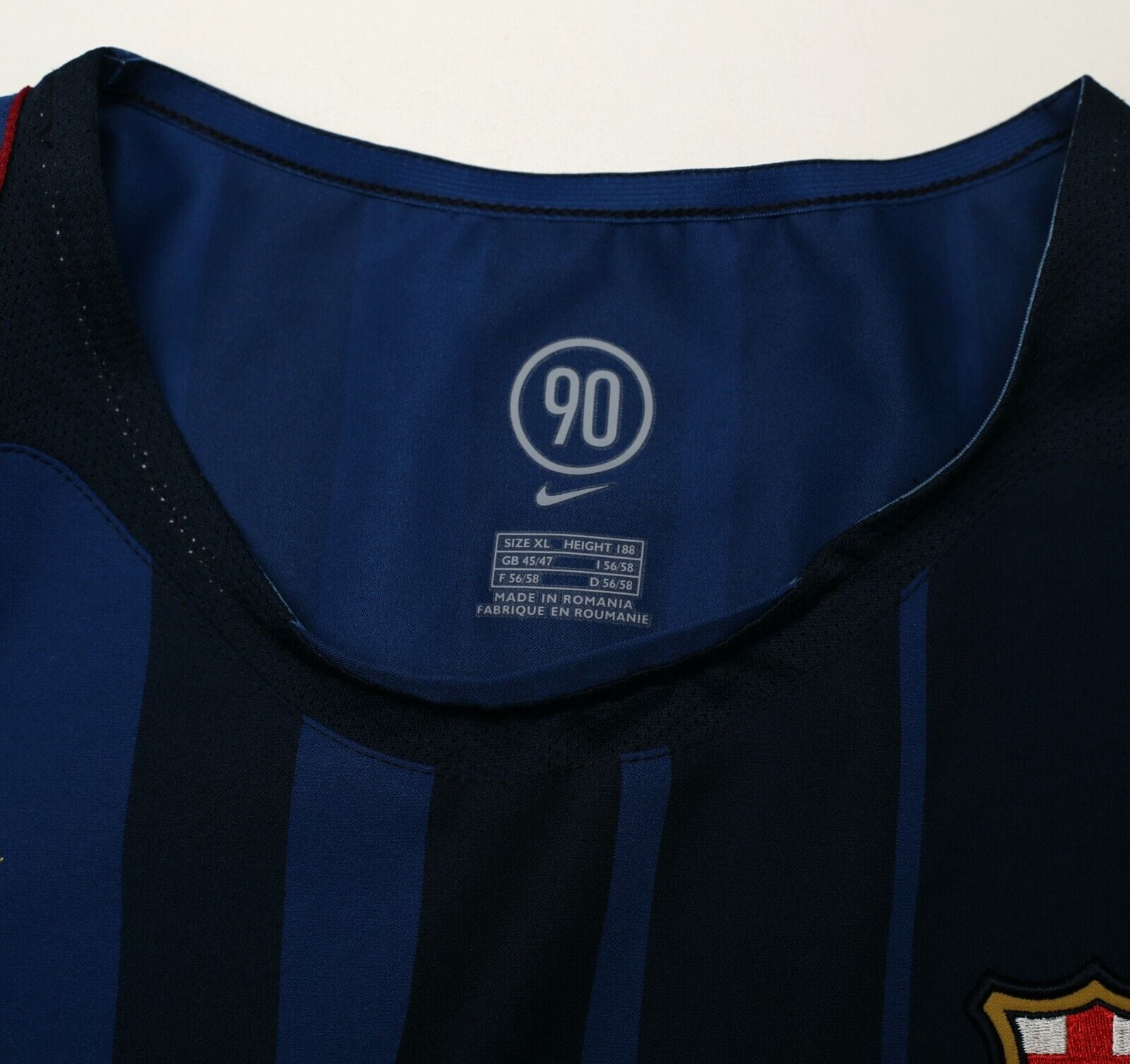 2004/05 RONALDINHO #10 Barcelona Vintage Nike Away Football Shirt (XL)