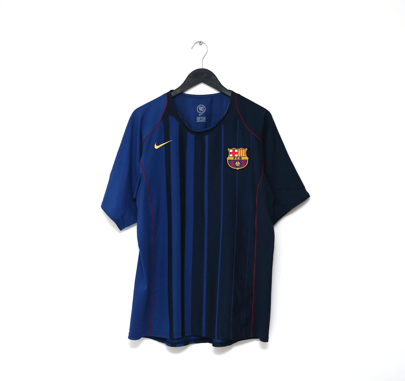 2004/05 RONALDINHO #10 Barcelona Vintage Nike Away Football Shirt (XL)