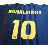 2004/05 RONALDINHO #10 Barcelona Vintage Nike Away Football Shirt (XXL)