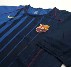 2004/05 RONALDINHO #10 Barcelona Vintage Nike Away Football Shirt (XXL)