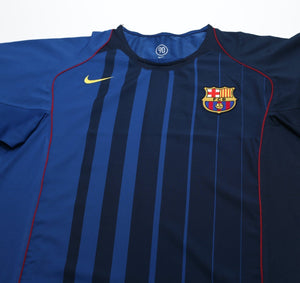 2004/05 RONALDINHO #10 Barcelona Vintage Nike Away Football Shirt (XXL)