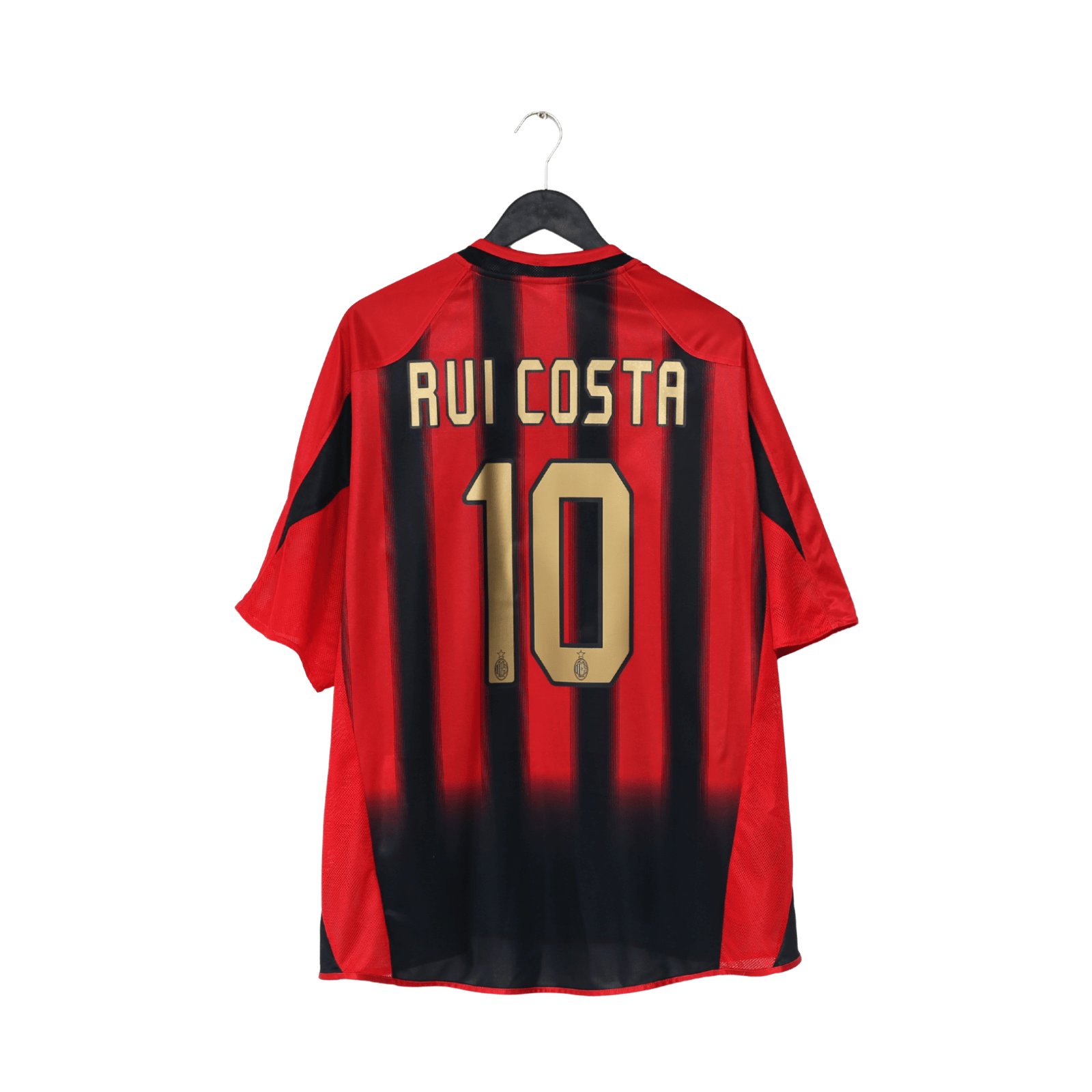2004/05 RUI COSTA #10 AC Milan Vintage adidas Home Football Shirt (XXL)