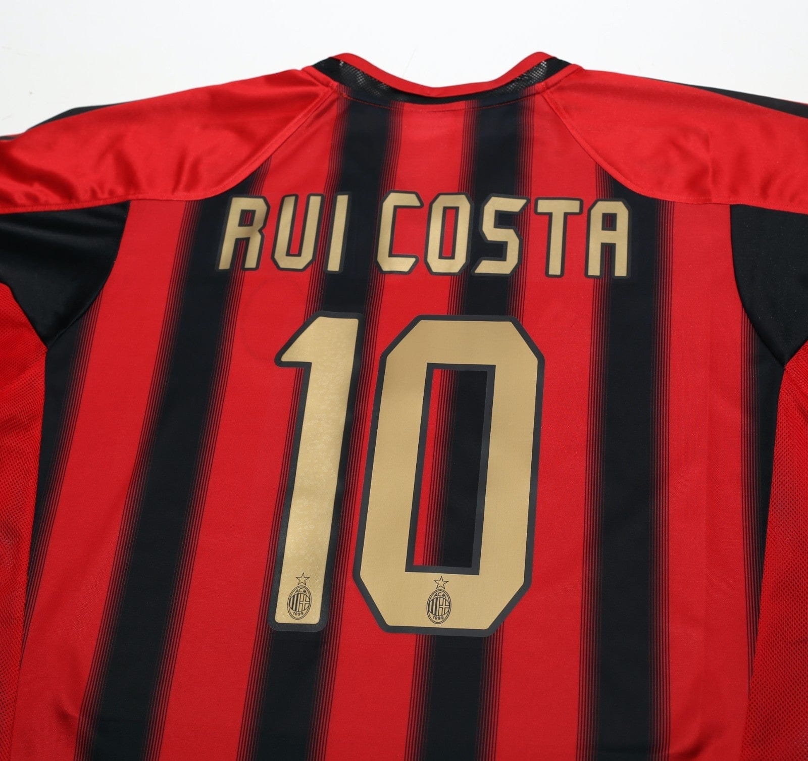 2004/05 RUI COSTA #10 AC Milan Vintage adidas Home Football Shirt (XXL)