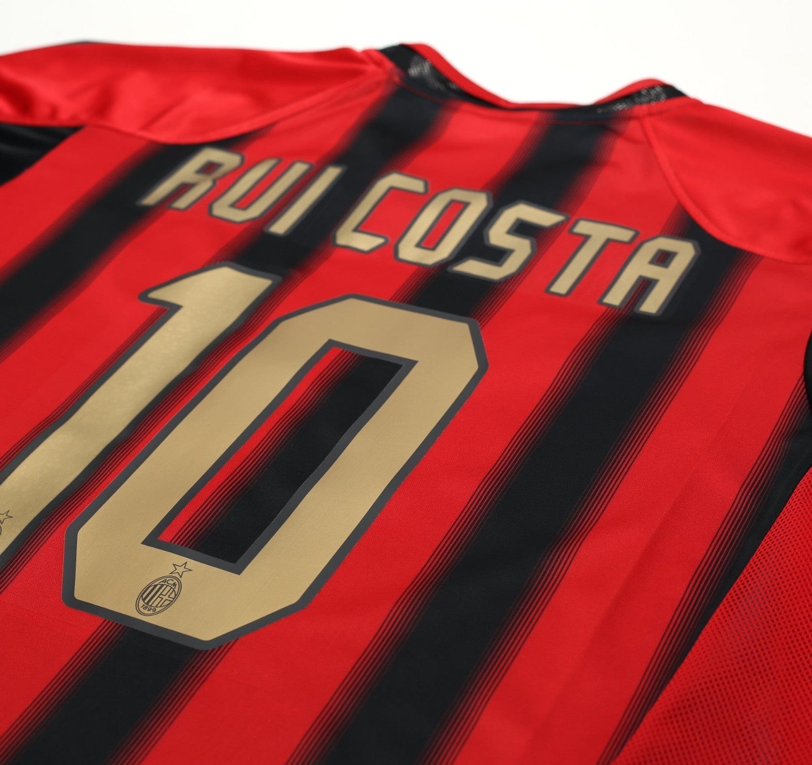 2004/05 RUI COSTA #10 AC Milan Vintage adidas Home Football Shirt (XXL)