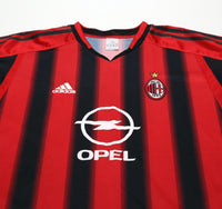 2004/05 RUI COSTA #10 AC Milan Vintage adidas Home Football Shirt (XXL)