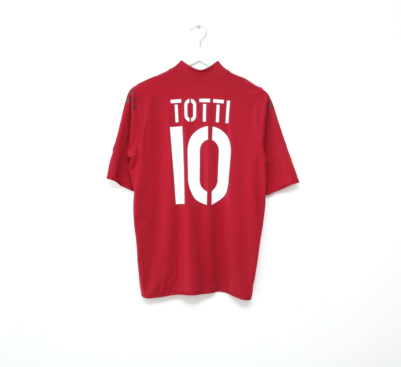 2004/05 TOTTI #10 AS Roma Vintage Diadora Football Shirt (M)