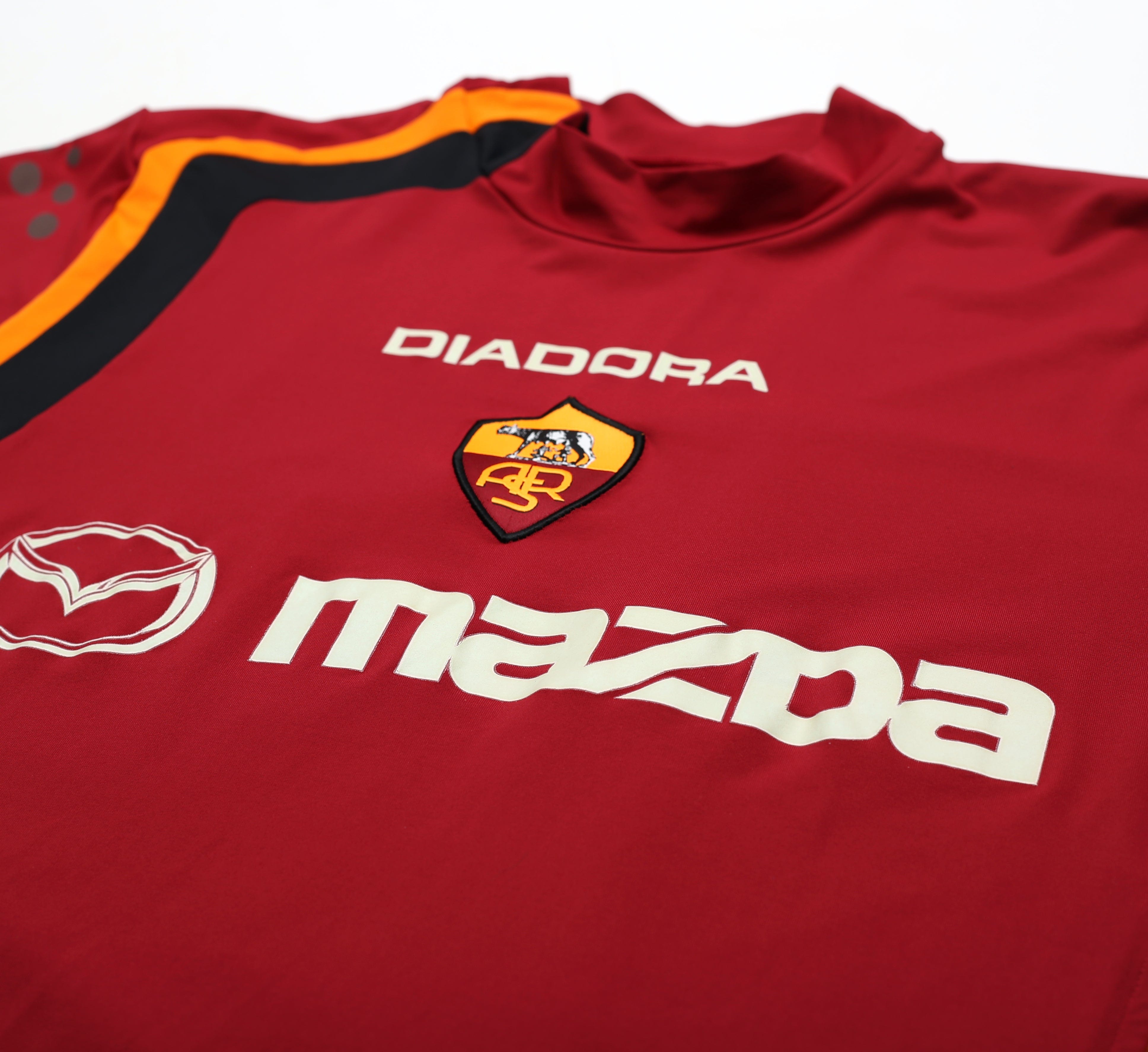 2004/05 vintage Totti 10# shirt | Size M | Classic Diadora Roma kit