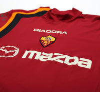 2004/05 TOTTI #10 AS Roma Vintage Diadora Football Shirt (M)