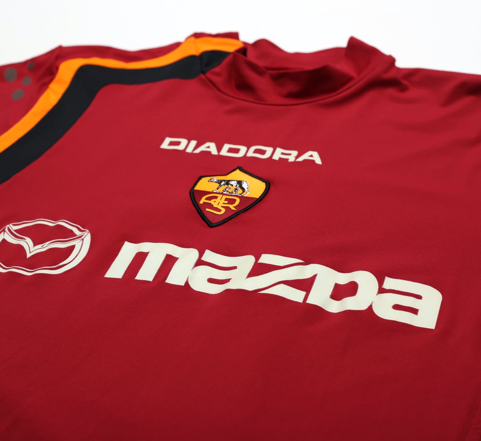 2004/05 TOTTI #10 AS Roma Vintage Diadora Football Shirt (M)