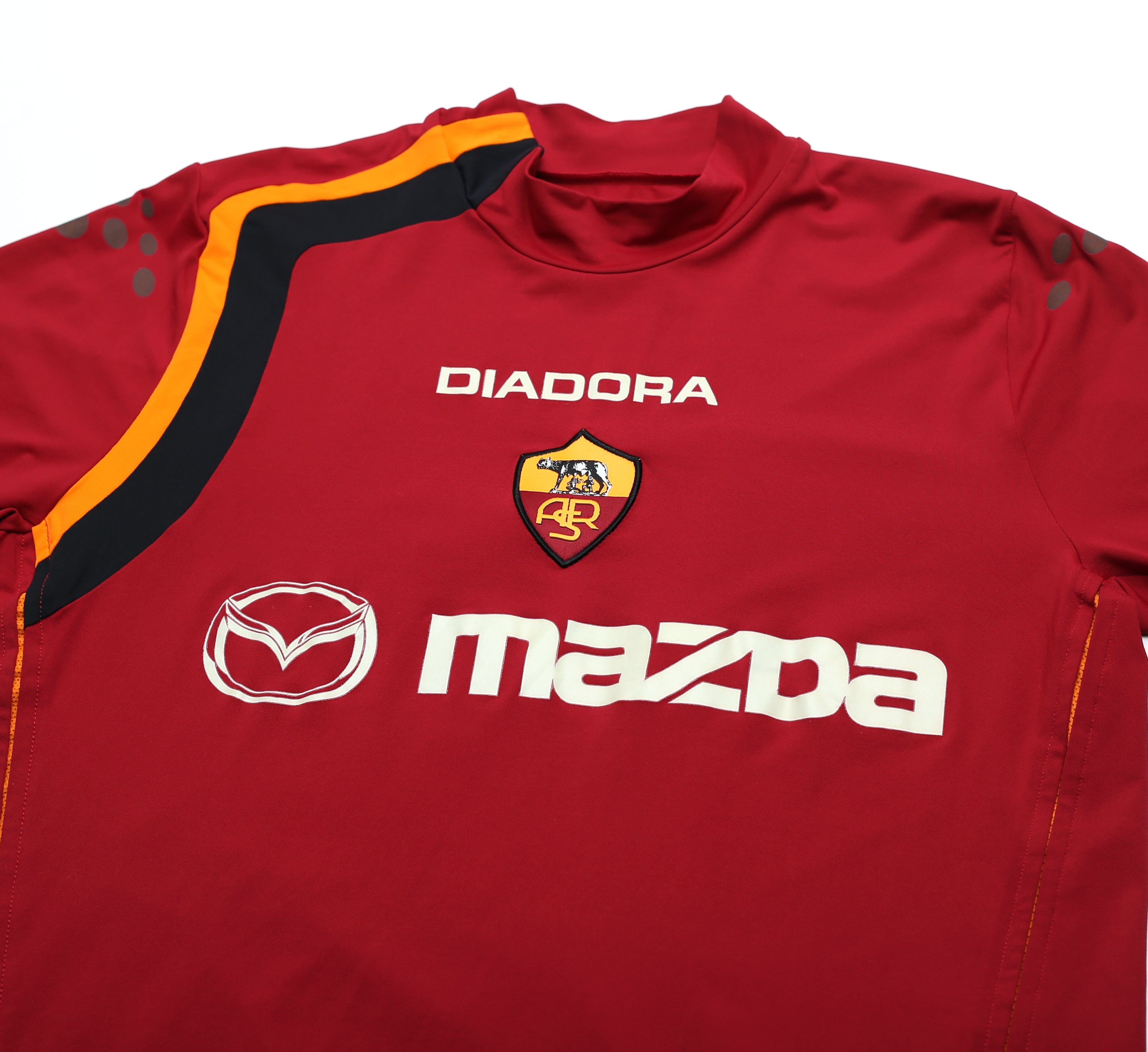 2004/05 TOTTI #10 AS Roma Vintage Diadora Football Shirt (M)