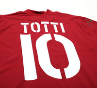2004/05 TOTTI #10 AS Roma Vintage Diadora Football Shirt (M)