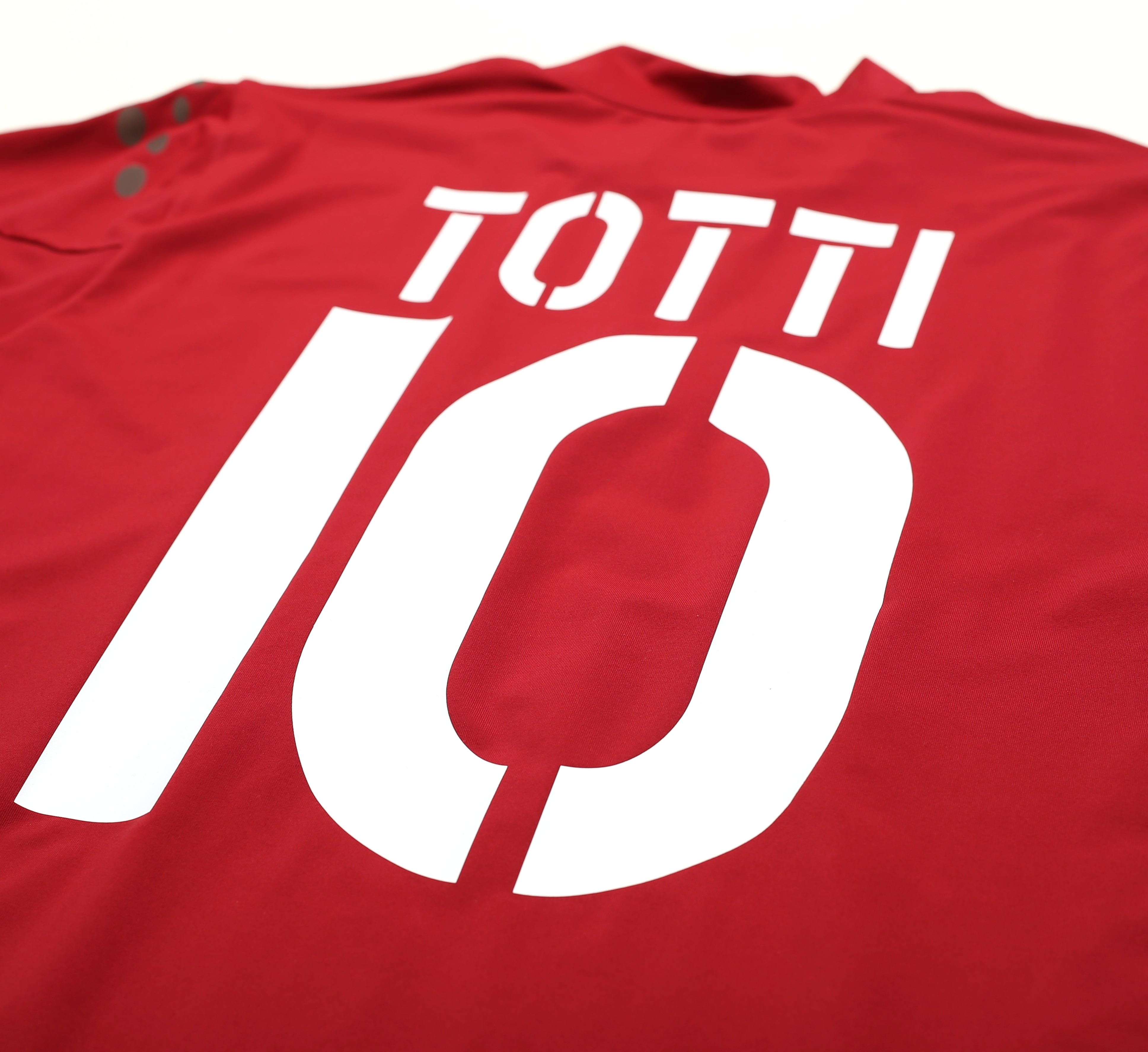 2004/05 TOTTI #10 AS Roma Vintage Diadora Football Shirt (M)