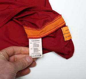 2004/05 TOTTI #10 AS Roma Vintage Diadora Football Shirt (M)