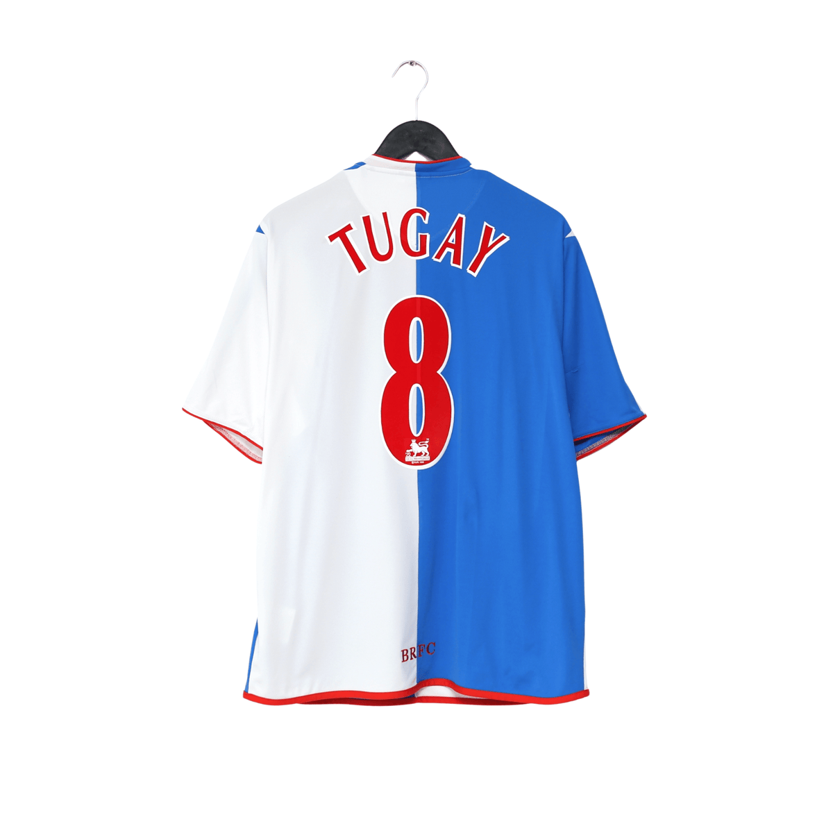 2004/05 Tugay #8 Blackburn Rovers Vintage Lonsdale Home Football Shirt (L)
