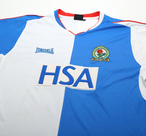 2004/05 TUGAY #8 Blackburn Rovers Vintage Lonsdale Home Football Shirt (M)