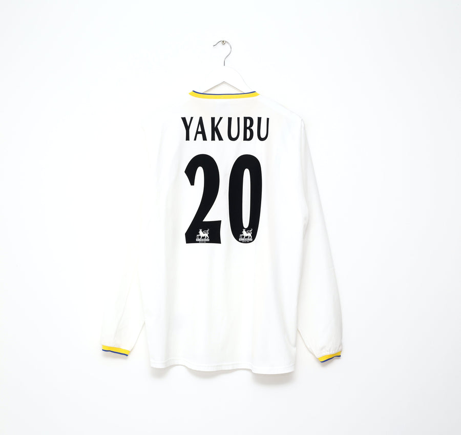 2004/05 YAKUBU #20 Portsmouth Vintage Long Sleeve Third Football Shirt (M)