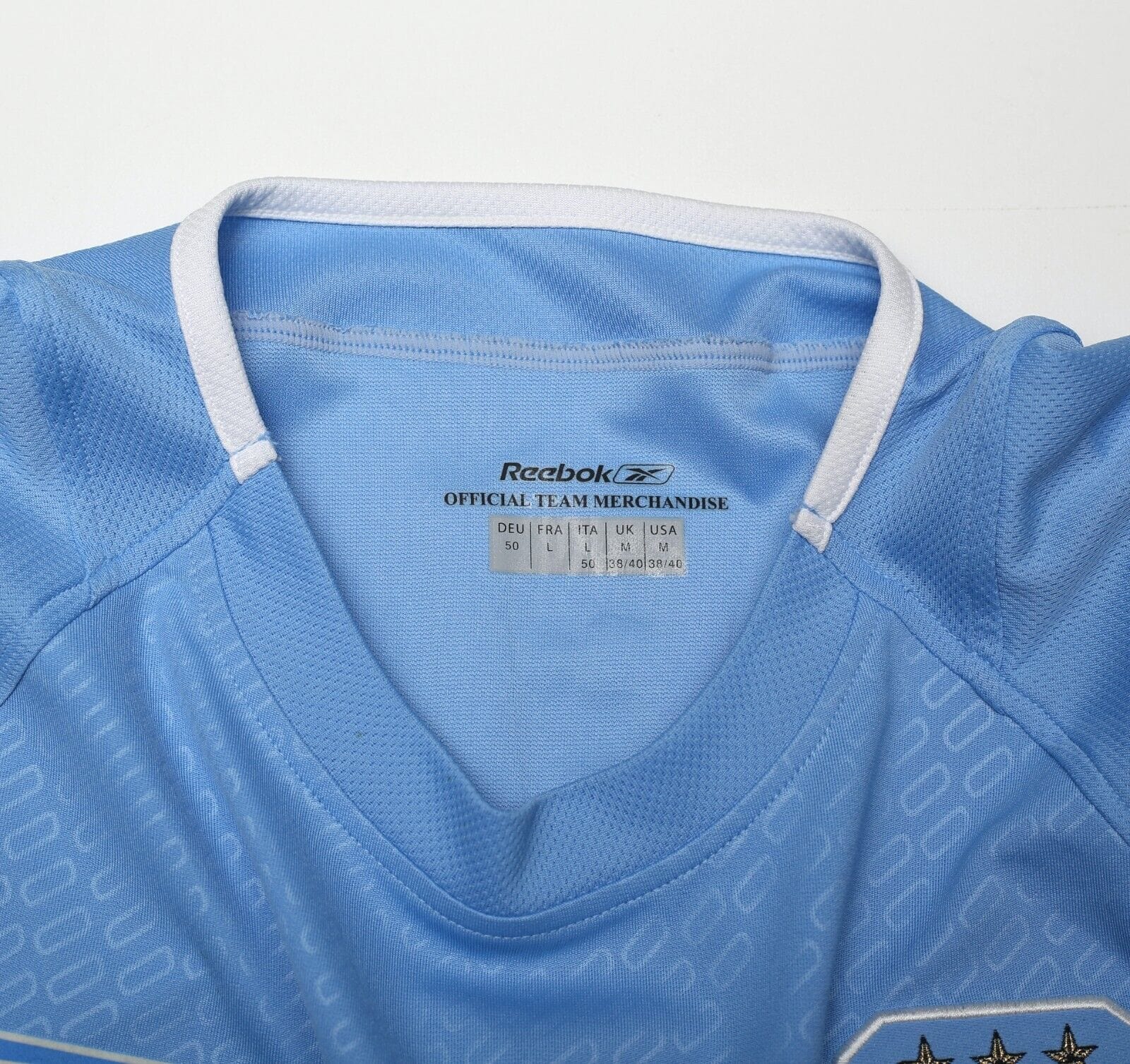 2004/06 ANELKA #39 Manchester City Vintage Reebok Home Football Shirt (M)