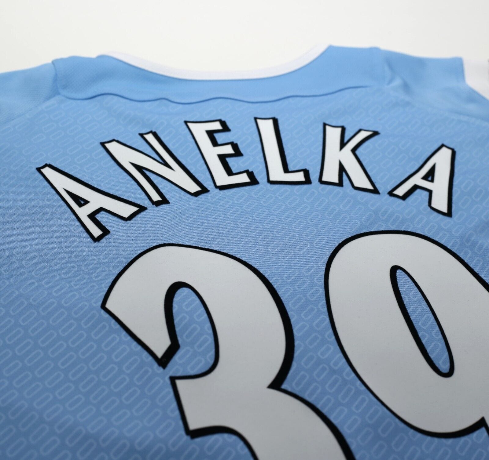 2004/06 ANELKA #39 Manchester City Vintage Reebok Home Football Shirt (M)
