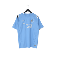 2004/06 ANELKA #39 Manchester City Vintage Reebok Home Football Shirt (M)