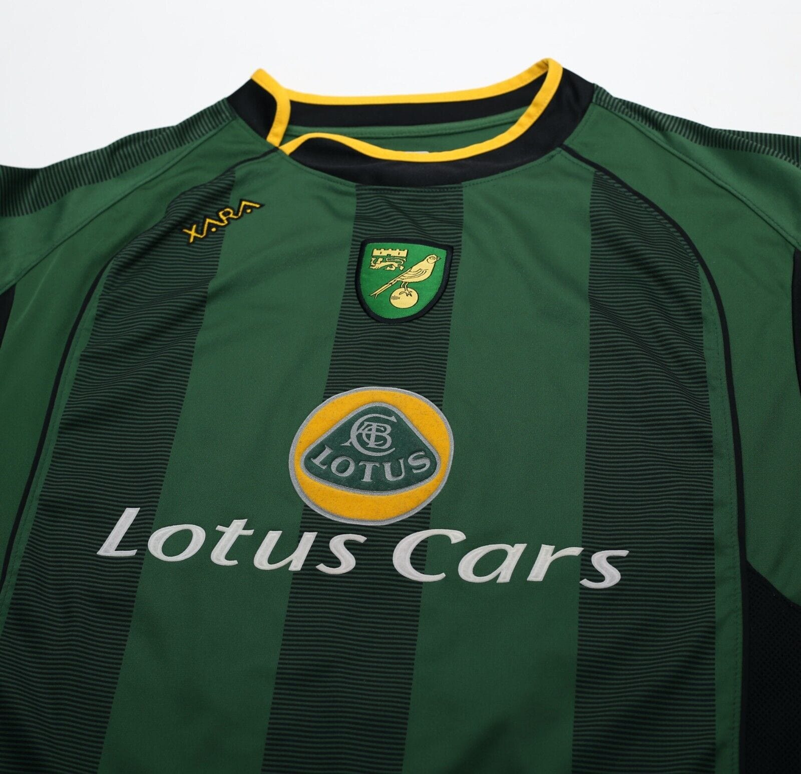 2004/06 ASHTON #36 NORWICH CITY Vintage XARA Away Football Shirt Jersey (L)