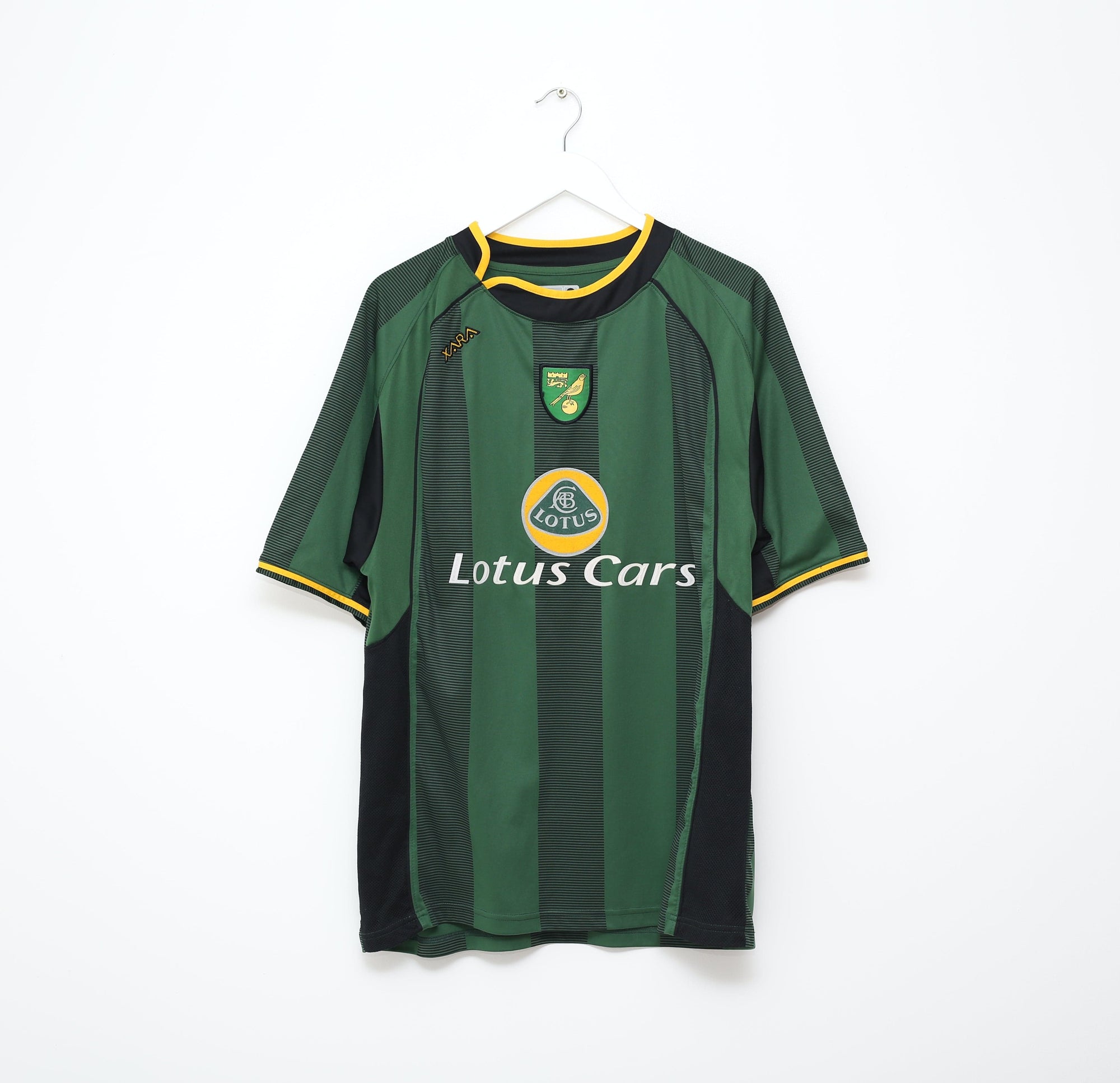T-Shirt De Football Officiel Norwich City FC 2004-06 Marque Xara Taille T-Shirt De Football Officiel Norwich City FC 2004-06 Marque Xara Taille
