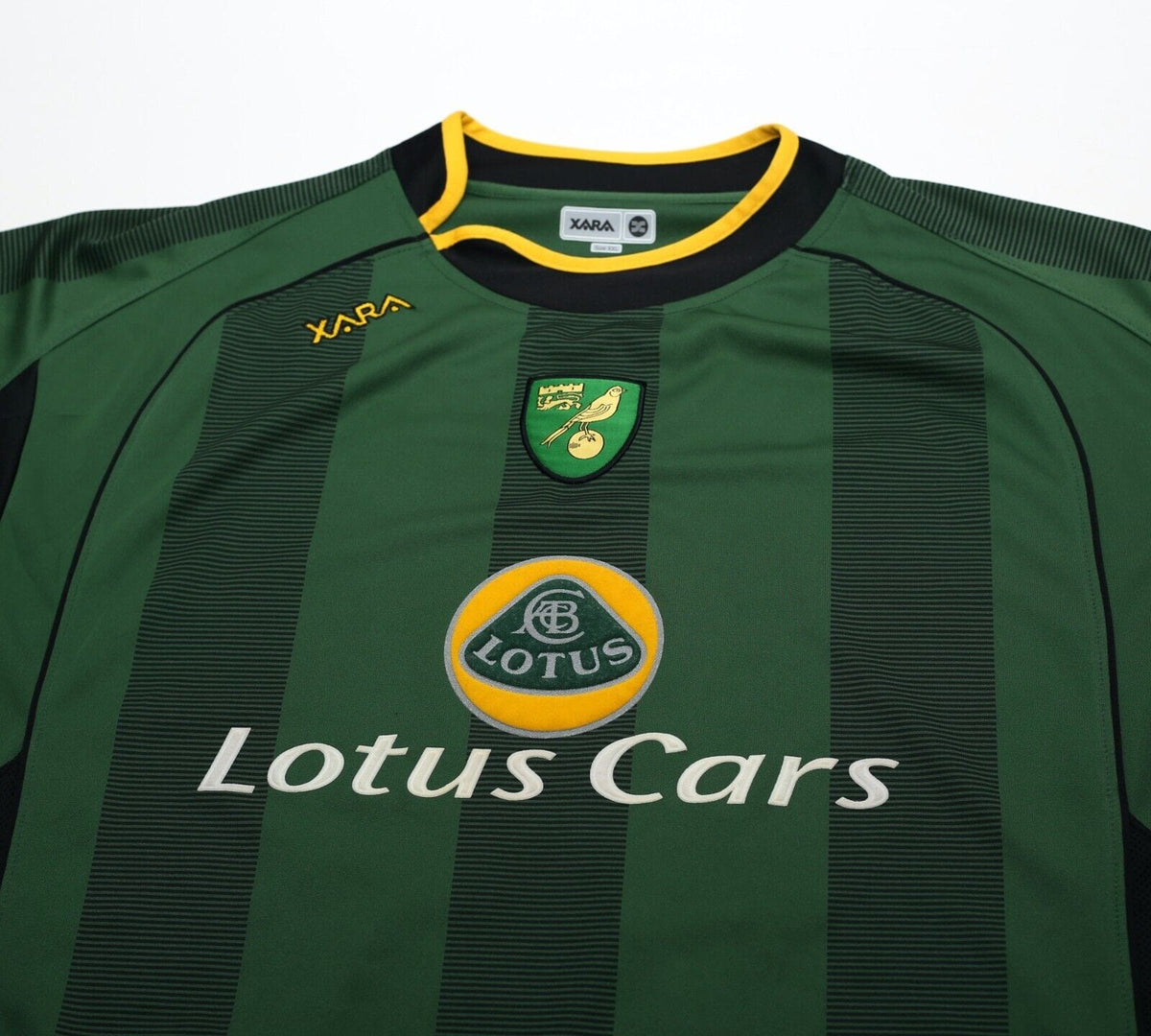 2004/06 ASHTON #36 NORWICH CITY Vintage XARA Away Football Shirt Jersey (XXL)