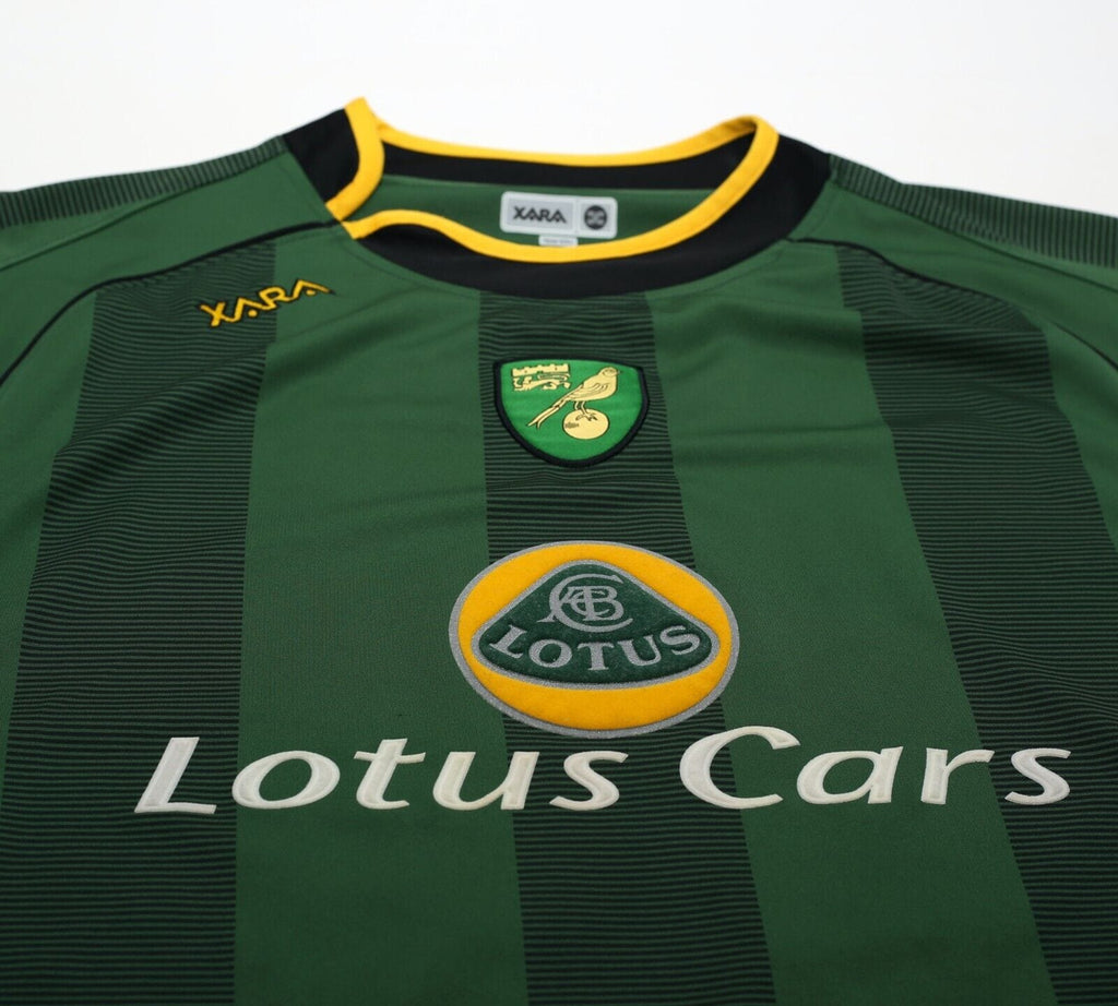 2004/06 ASHTON #36 NORWICH CITY Vintage XARA Away Football Shirt Jersey (XXL)