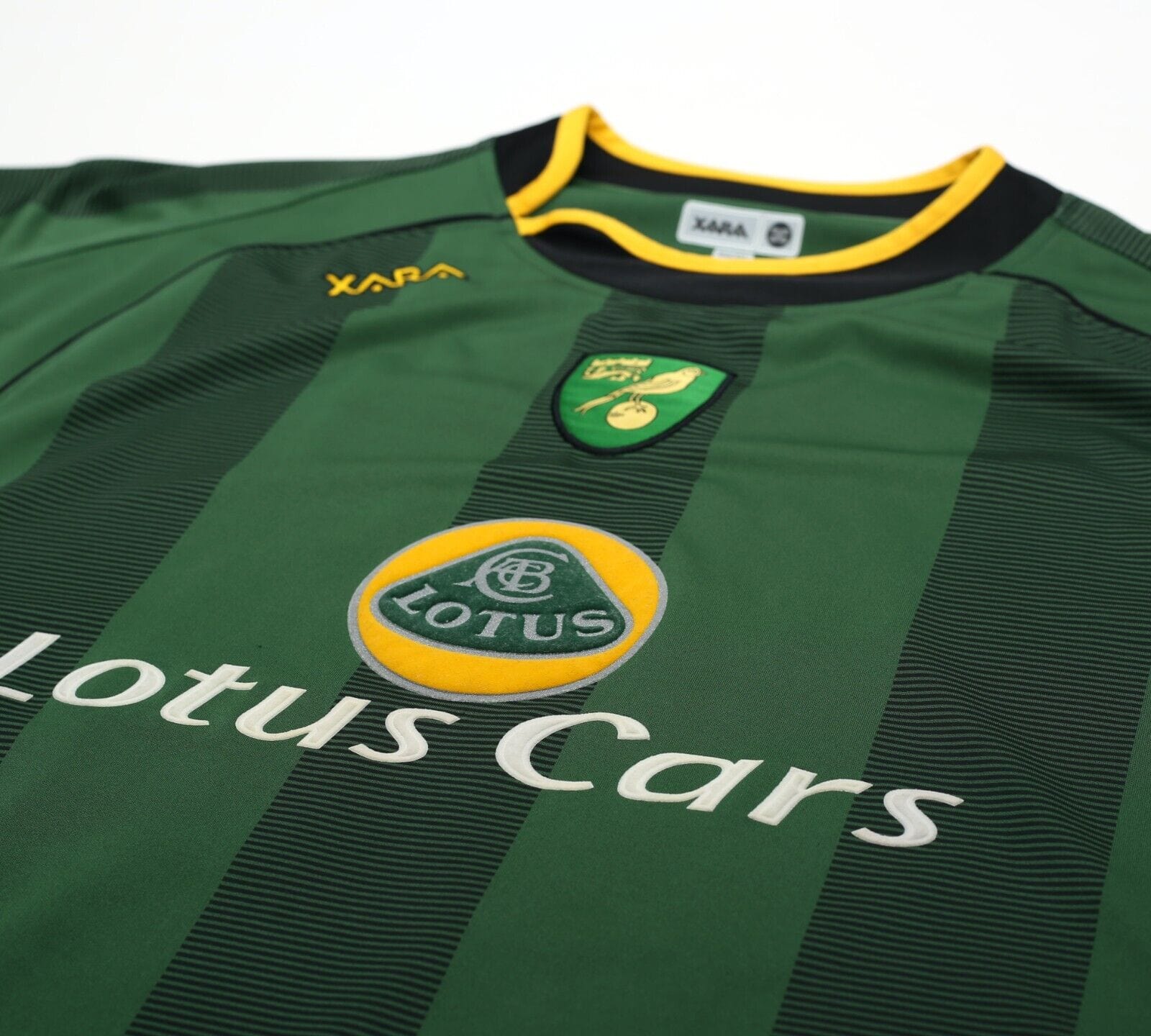 2004/06 ASHTON #36 NORWICH CITY Vintage XARA Away Football Shirt Jersey (XXL)