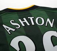 2004/06 ASHTON #36 NORWICH CITY Vintage XARA Away Football Shirt Jersey (XXL)