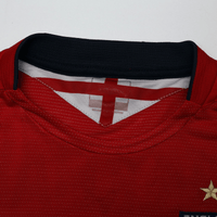 2004/06 Beckham #7 England Vintage Umbro Away Football Shirt (L) EURO 2004