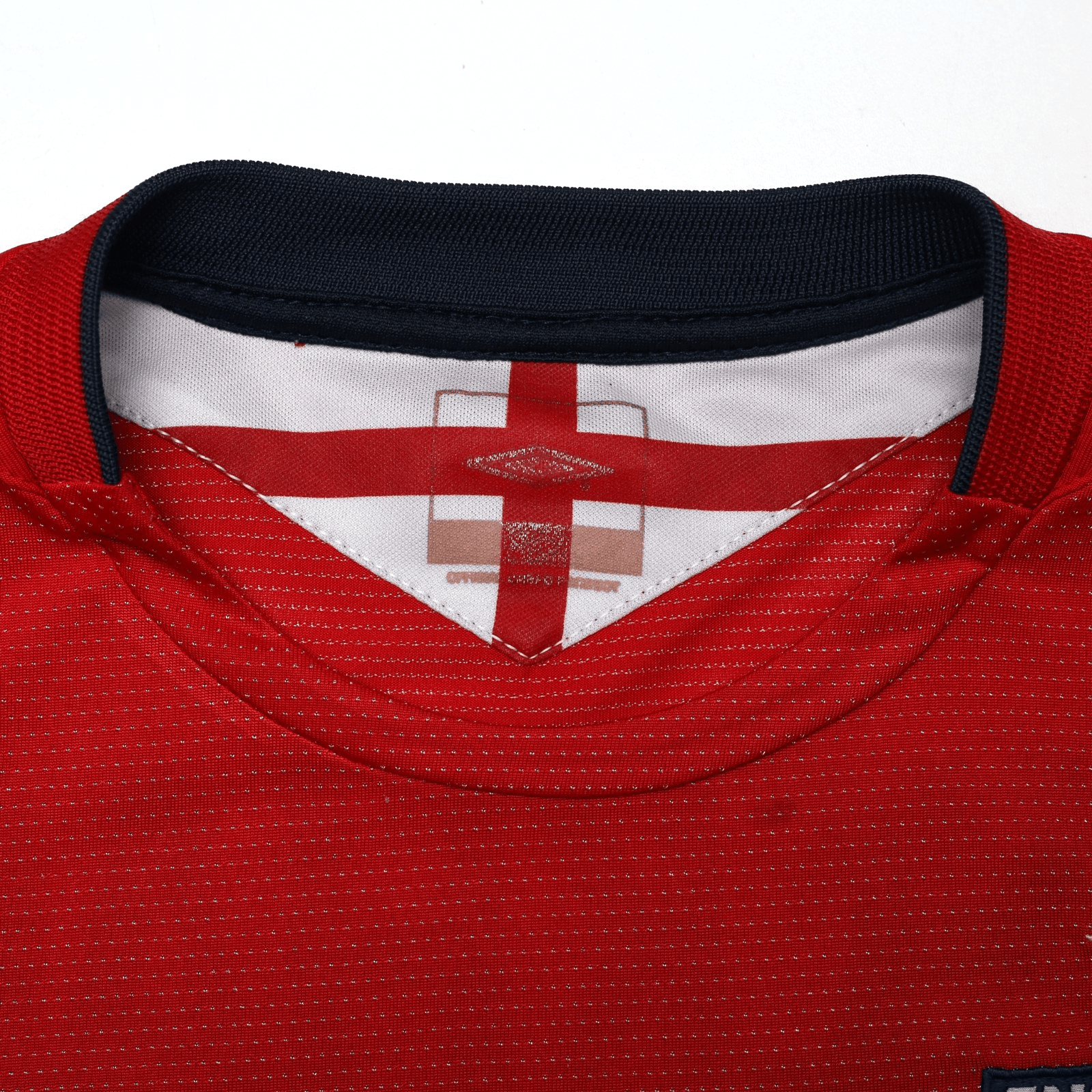 2004/06 Beckham #7 England Vintage Umbro Away Football Shirt (M) EURO 2004