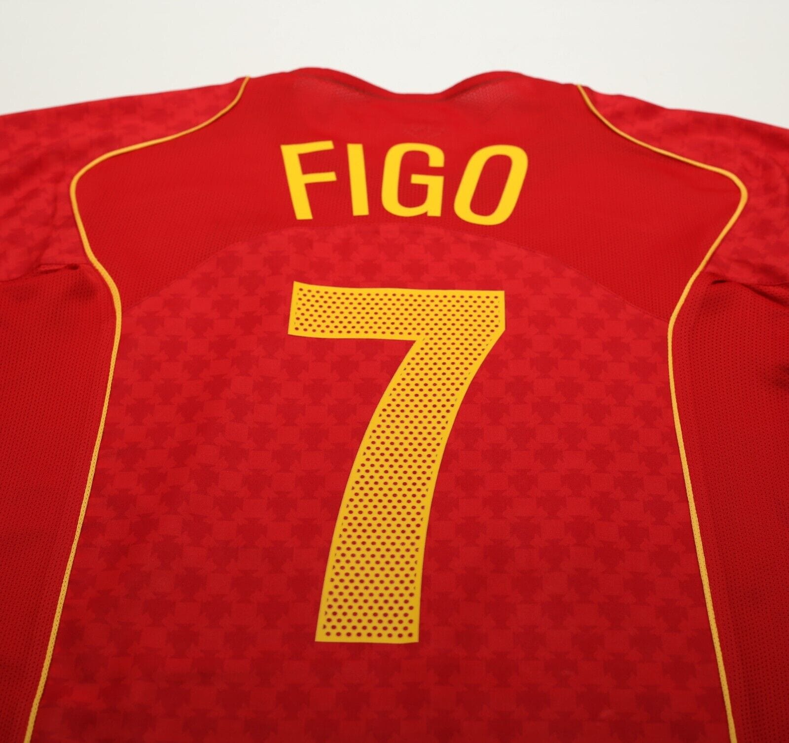 2004/06 FIGO #7 Portugal Vintage Nike Home Football Shirt (S) Euro 2004